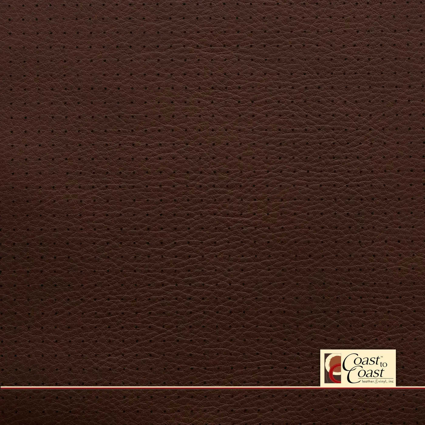 Ford King Ranch Brown Small Squared Perf (1/4In) Vinyl